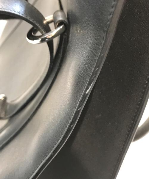 Cartier（カルティエ）Cartier (カルティエ) レザートートバッグ ブラックの古着・服飾アイテム