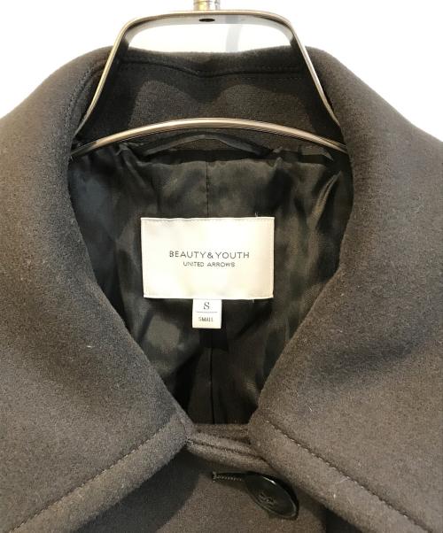 BEAUTY&YOUTH（ビューティーアンドユース）BEAUTY&YOUTH (ビューティーアンドユース) メルトンステンカラーベルトロングコート　1625-144-4638 グレー サイズ:Sの古着・服飾アイテム