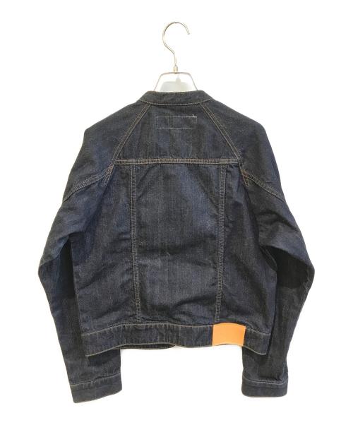 sisisi comfort（スースース―コンフォート）sisisi comfort (スースース―コンフォート) デニムジャケット インディゴ サイズ:38の古着・服飾アイテム