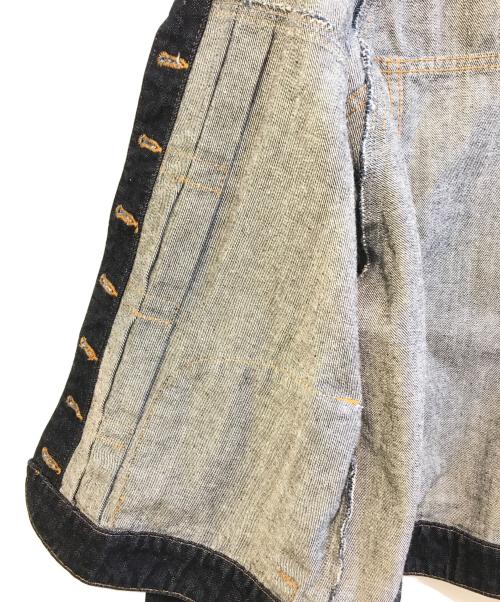 sisisi comfort（スースース―コンフォート）sisisi comfort (スースース―コンフォート) デニムジャケット インディゴ サイズ:38の古着・服飾アイテム