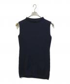 FENDIフェンディ）の古着「ノースリーブニットワンピース」｜ネイビー