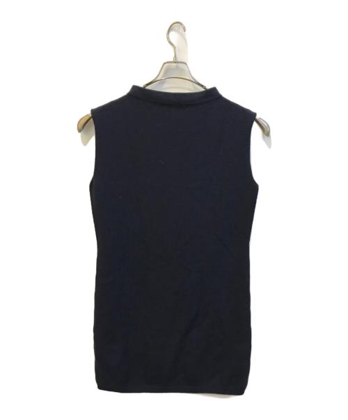 FENDI（フェンディ）FENDI (フェンディ) ノースリーブニットワンピース ネイビー サイズ:Lの古着・服飾アイテム