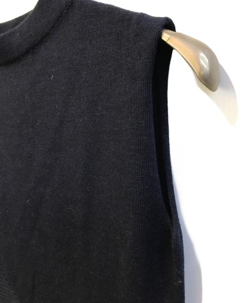 FENDI（フェンディ）FENDI (フェンディ) ノースリーブニットワンピース ネイビー サイズ:Lの古着・服飾アイテム