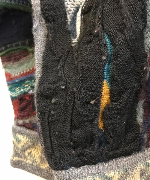 Coogi（クージー）COOGI (クージー) 3Dニット マルチカラー サイズ:Lの古着・服飾アイテム