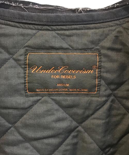 UNDERCOVERISM（アンダーカバーイズム）UNDERCOVERISM (アンダーカバーイズム) レイヤードブルゾン　B254-B16 ネイビー サイズ:Mの古着・服飾アイテム