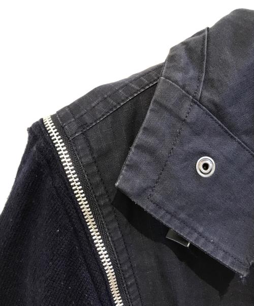 UNDERCOVERISM（アンダーカバーイズム）UNDERCOVERISM (アンダーカバーイズム) レイヤードブルゾン　B254-B16 ネイビー サイズ:Mの古着・服飾アイテム