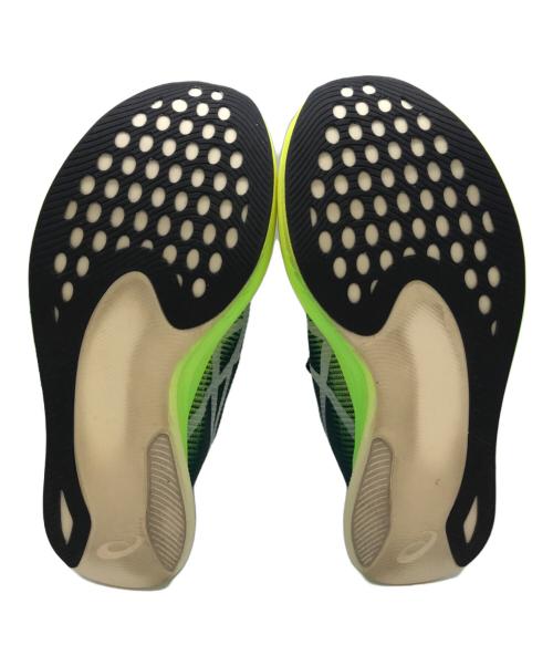 asics（アシックス）asics (アシックス) シューズ グリーン サイズ:24の古着・服飾アイテム