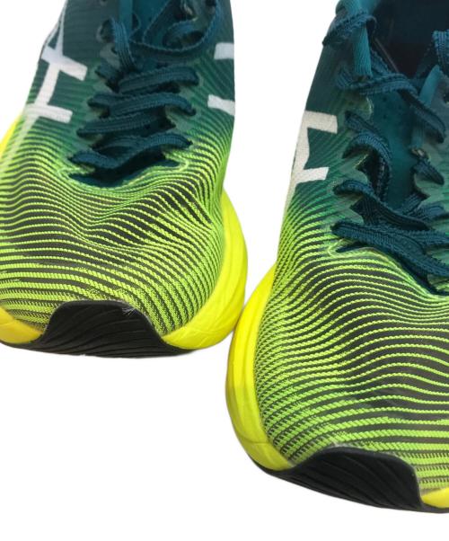 asics（アシックス）asics (アシックス) シューズ グリーン サイズ:24の古着・服飾アイテム