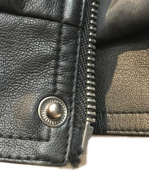 DIMITRI BLACK（ディミトリブラック）DIMITRI BLACK (ディミトリブラック) フェイクレザージャケット ブラック サイズ:Lの古着・服飾アイテム