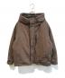 Sonny Label（サニーレーベル）の古着「フーディーダウンジャケット LA47-27T001」｜ブラウン