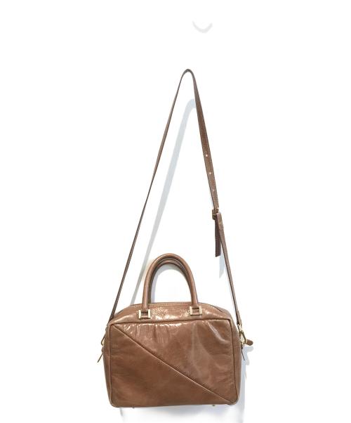 CHRISTIAN VILLA（クリスチャンヴィラ）CHRISTIAN VILLA (クリスチャンヴィラ) 2WAYショルダーバッグ ブラウンの古着・服飾アイテム