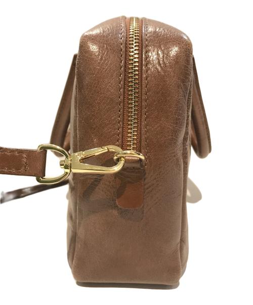 CHRISTIAN VILLA（クリスチャンヴィラ）CHRISTIAN VILLA (クリスチャンヴィラ) 2WAYショルダーバッグ ブラウンの古着・服飾アイテム