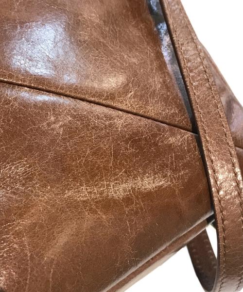 CHRISTIAN VILLA（クリスチャンヴィラ）CHRISTIAN VILLA (クリスチャンヴィラ) 2WAYショルダーバッグ ブラウンの古着・服飾アイテム
