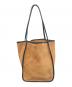 iommi（イオミ）の古着「syntetic suede big tote」｜ブラウン