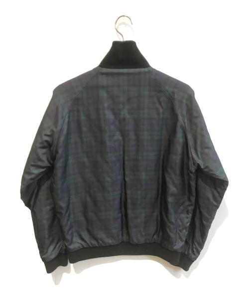 FRED PERRY（フレッドペリー）FRED PERRY (フレッドペリー) リバーシブル中綿ジャケット F2036 グリーン×ブラック サイズ:Lの古着・服飾アイテム