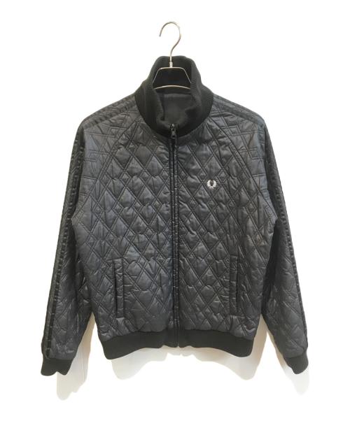FRED PERRY（フレッドペリー）FRED PERRY (フレッドペリー) リバーシブル中綿ジャケット F2036 グリーン×ブラック サイズ:Lの古着・服飾アイテム