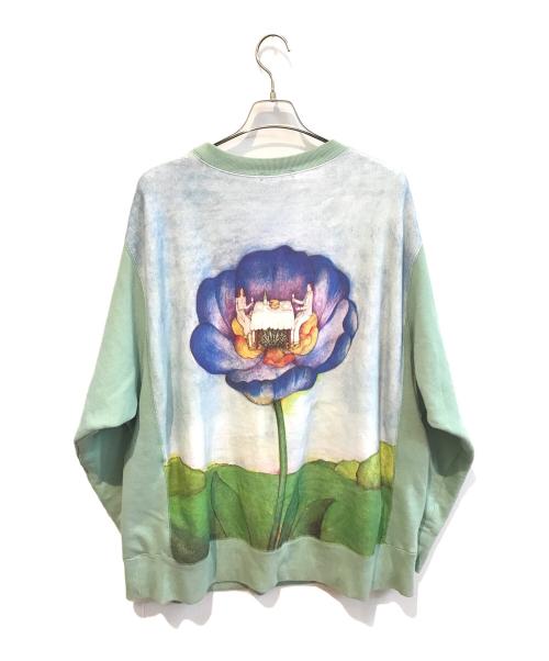 UNDERCOVER（アンダーカバー）UNDERCOVER (アンダーカバー) FAUST グラフィックスウェット　UC2E4815-7 グリーン サイズ:4の古着・服飾アイテム