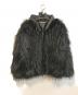 SUPPLIER（サプライヤー）の古着「Full-Zip Faux Fur Jacket」｜ブラック