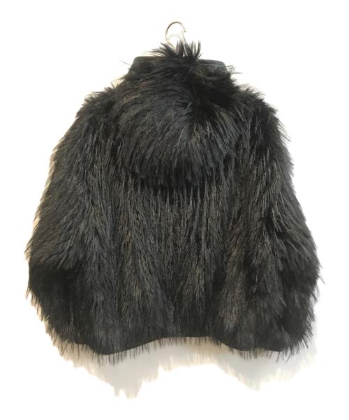 SUPPLIER（サプライヤー）SUPPLIER (サプライヤー) Full-Zip Faux Fur Jacket ブラック サイズ:Lの古着・服飾アイテム