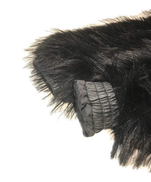 SUPPLIER（サプライヤー）SUPPLIER (サプライヤー) Full-Zip Faux Fur Jacket ブラック サイズ:Lの古着・服飾アイテム