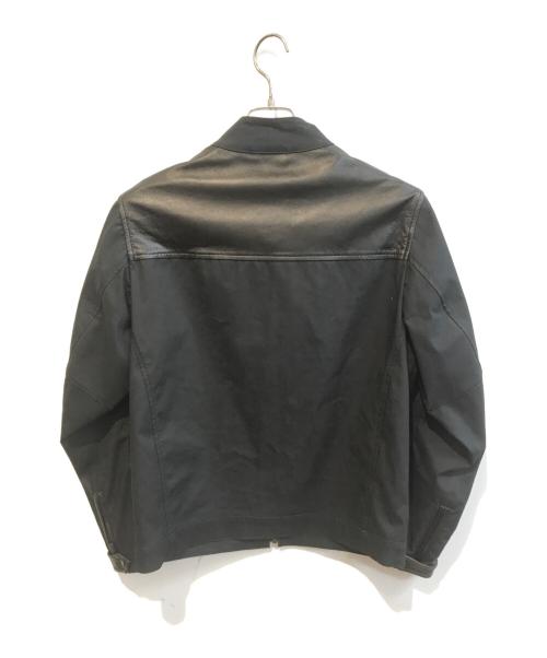 dunhill（ダンヒル）dunhill (ダンヒル) レザー切替ジャケット 52838 ブラック サイズ:XSの古着・服飾アイテム