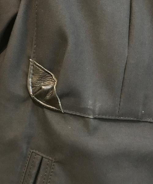 dunhill（ダンヒル）dunhill (ダンヒル) レザー切替ジャケット 52838 ブラック サイズ:XSの古着・服飾アイテム