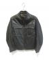 dunhill（ダンヒル）の古着「レザー切替ジャケット 52838」｜ブラック