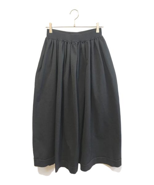 VIRINA（ヴィリーナ）VIRINA (ヴィリーナ) ニットスカート ブラック サイズ:Mの古着・服飾アイテム