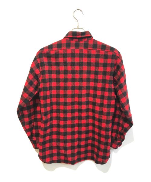 PENDLETON（ペンドルトン）PENDLETON (ペンドルトン) Buffalo checked Woolshirt レッド サイズ:Ｌの古着・服飾アイテム