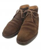 Crockett & Jonesクロケット＆ジョーンズ）の古着「スウェードシューズ」｜ブラウン