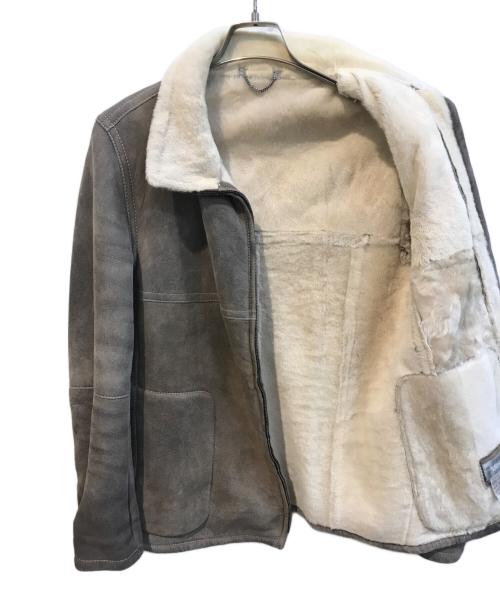 MaxMara（マックスマーラ）MaxMara (マックスマーラ) ムートンジャケット グレー サイズ:44の古着・服飾アイテム