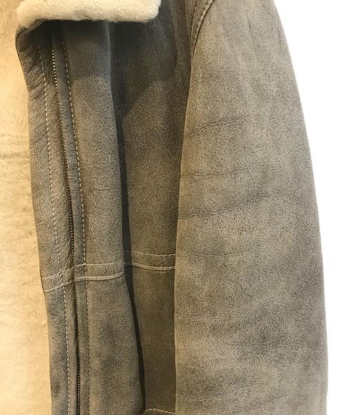 MaxMara（マックスマーラ）MaxMara (マックスマーラ) ムートンジャケット グレー サイズ:44の古着・服飾アイテム