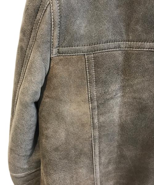 MaxMara（マックスマーラ）MaxMara (マックスマーラ) ムートンジャケット グレー サイズ:44の古着・服飾アイテム