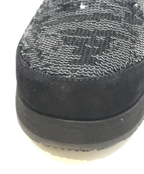 PRADA SPORTS（プラダスポーツ）PRADA SPORTS (プラダスポーツ) スパンコールスリッポン　3S5833 ブラック サイズ:40の古着・服飾アイテム