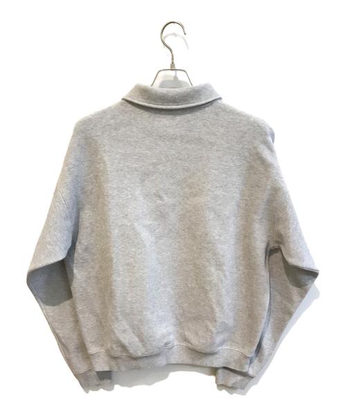 LACOSTE（ラコステ）LACOSTE (ラコステ) ダブルフェイスロングスリーブポロスウェット　SH2821 グレー サイズ:Mの古着・服飾アイテム