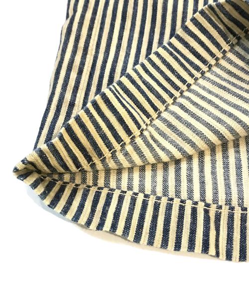 EVISU（エヴィス）EVISU (エヴィス) ストライプハーフパンツ　2005 ネイビー サイズ:91cm (W36)の古着・服飾アイテム