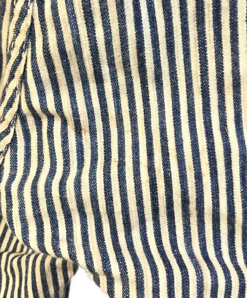 EVISU（エヴィス）EVISU (エヴィス) ストライプハーフパンツ　2005 ネイビー サイズ:91cm (W36)の古着・服飾アイテム