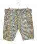 EVISU（エヴィス）の古着「ストライプハーフパンツ　2005」｜ネイビー