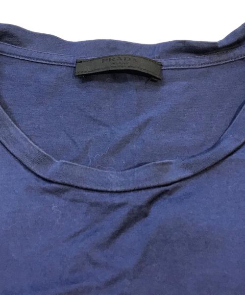 PRADA（プラダ）PRADA (プラダ) ポケットTシャツ　UJN006 R131 1GAW ブルー サイズ:Lの古着・服飾アイテム