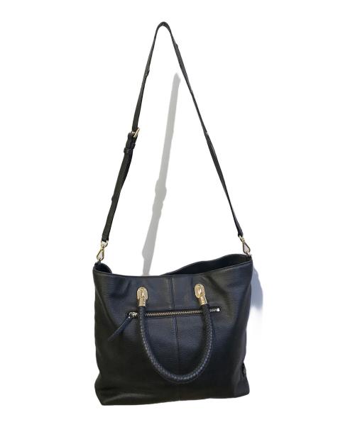 COLE HAAN（コールハーン）COLE HAAN (コールハーン) 2WAYショルダーバッグ ブラックの古着・服飾アイテム