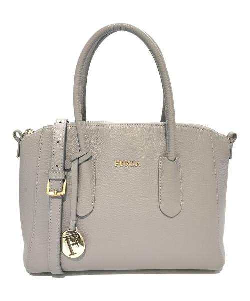FURLA（フルラ）FURLA (フルラ) 2WAYショルダーバッグ　285789 グレーの古着・服飾アイテム
