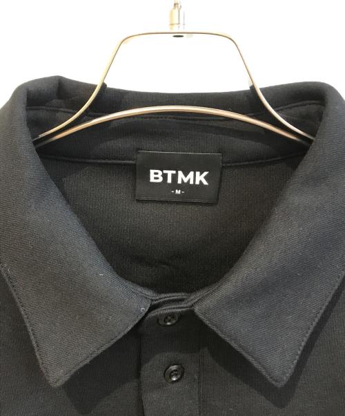 btmk（ビーティーエムケー）BTMK (ビーティーエムケー) SWEAT POLO 	LR018 ブラック サイズ:Mの古着・服飾アイテム