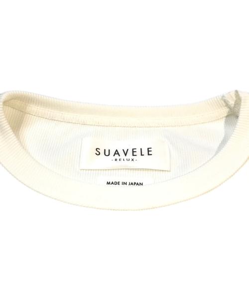 suavele（シュアーヴル）SUAVELE (シュアーヴル) カットソー RX-0075 ホワイト サイズ:M 未使用品の古着・服飾アイテム