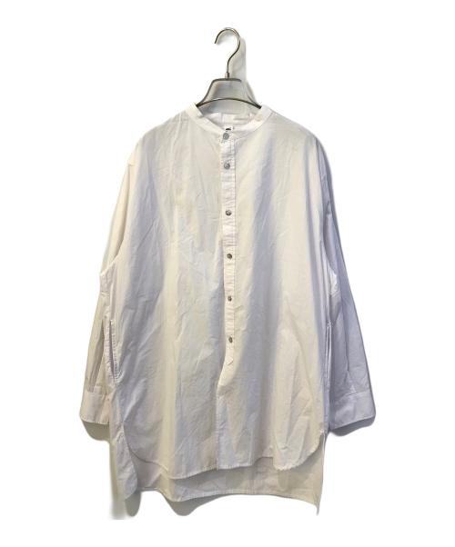 vent blanc+（ヴァンブラン）VENT BLANC+ (ヴァンブラン) オーバーシャツ ホワイト サイズ:Freeの古着・服飾アイテム