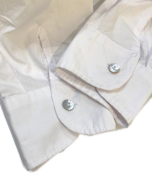 vent blanc+（ヴァンブラン）VENT BLANC+ (ヴァンブラン) オーバーシャツ ホワイト サイズ:Freeの古着・服飾アイテム