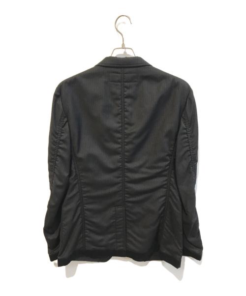 COMME des GARCONS HOMME（コムデギャルソン オム）COMME des GARCONS HOMME (コムデギャルソン オム) 裏チェックテーラードジャケット HN-J014 ブラック サイズ:Lの古着・服飾アイテム