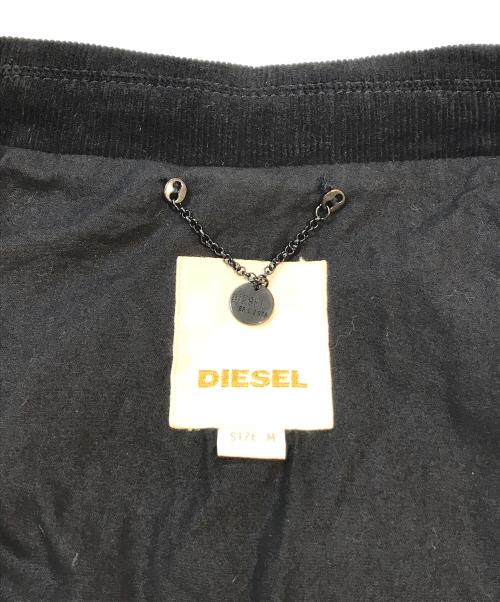 DIESEL（ディーゼル）DIESEL (ディーゼル) コーデュロイジャケット ブラック サイズ:Mの古着・服飾アイテム