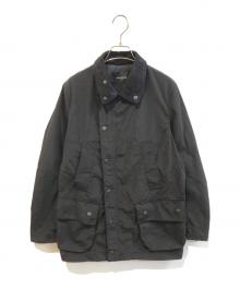 nano・universe（ナノ・ユニバース）の古着「オイルドライクジャケット」｜ブラック