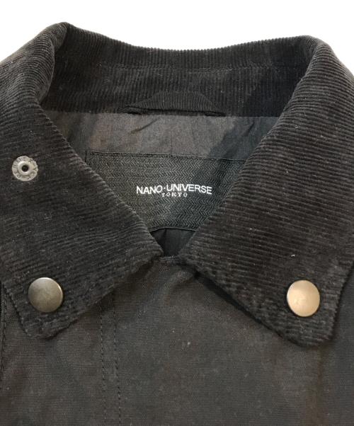 nano・universe（ナノ・ユニバース）nano・universe (ナノ・ユニバース) オイルドライクジャケット ブラック サイズ:Mの古着・服飾アイテム