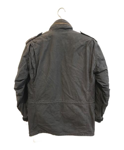 ALPHA（アルファ）ALPHA (アルファ) ボアライナー付きミリタリージャケット ブラック サイズ:Mの古着・服飾アイテム